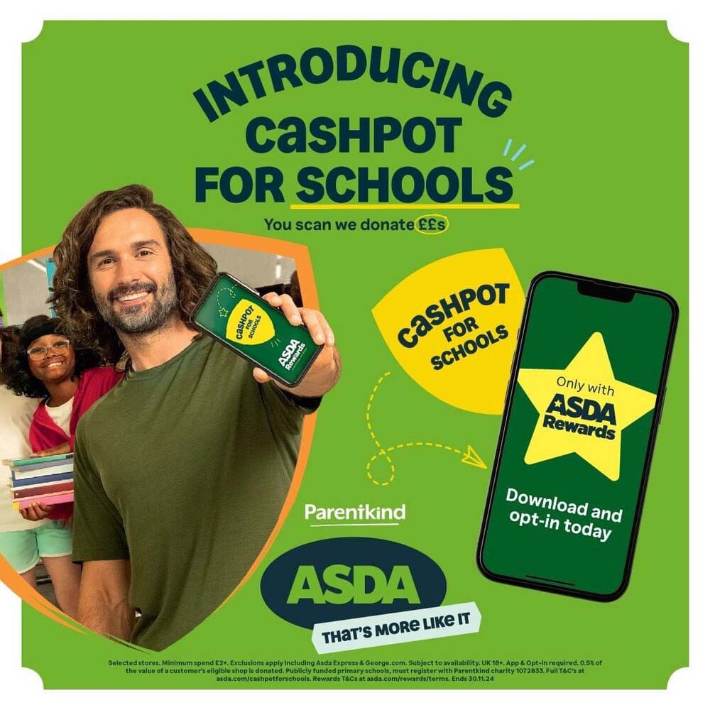 Asda Cashpot for Schools