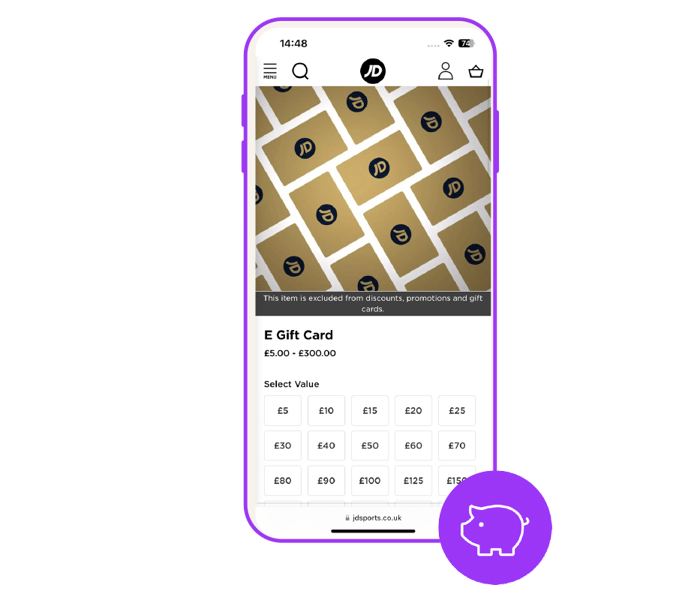Digital Gifting - Fashion