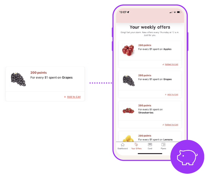 Earn Points on Your Favourite Items