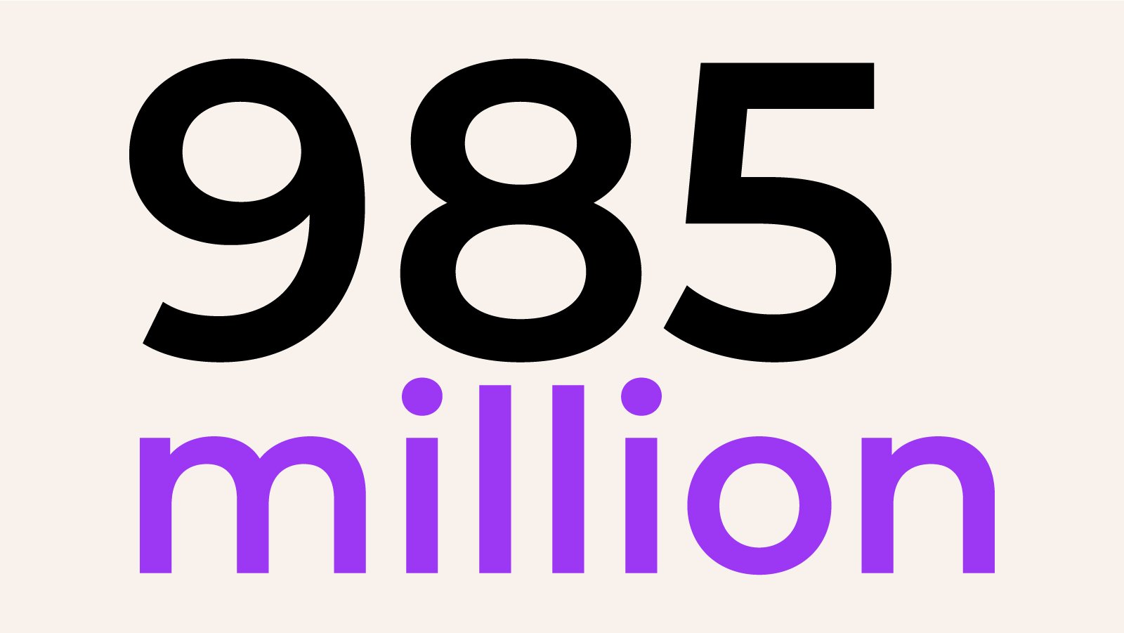 985 million