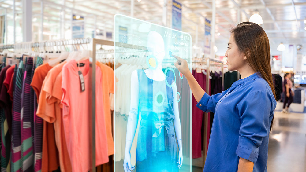 Augmented reality in retail store