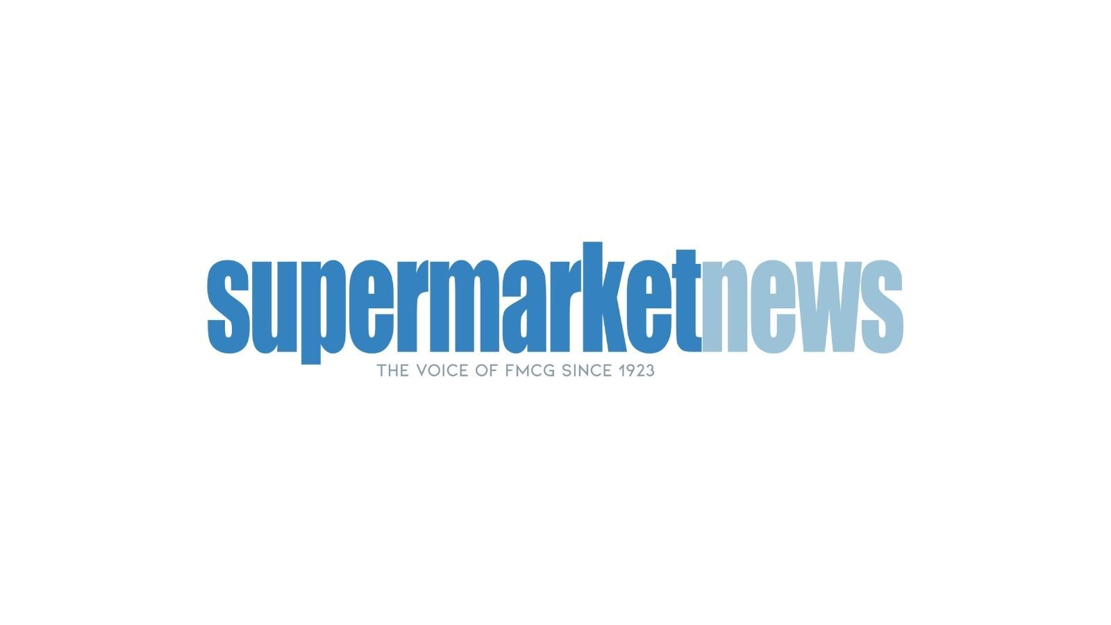 Supermarket News logo with tagline 'The Voice of FMCG Since 1923'