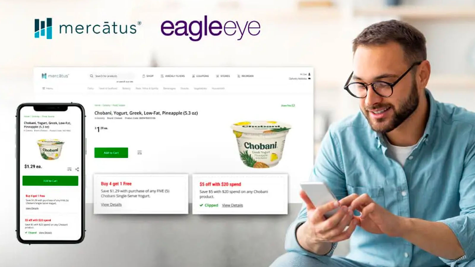 Mercatus and Eagle Eye Announce Strategic Partnership to Enhance Grocery eCommerce Experiences