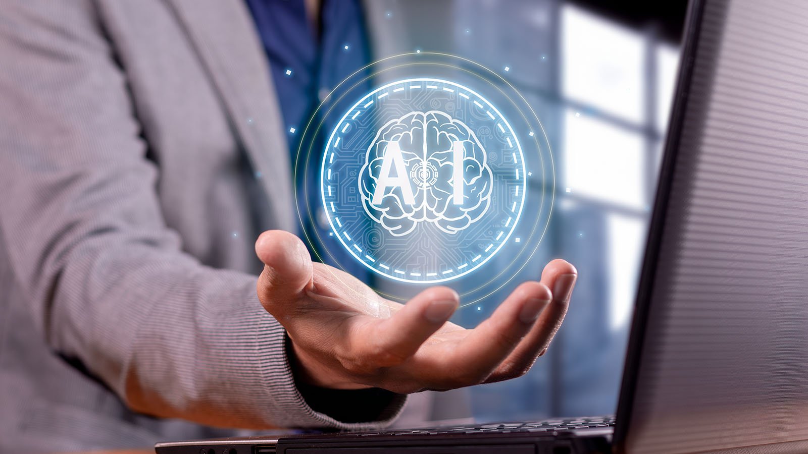 The Digital Brain of AI: Futuristic Innovation at Your Fingertips