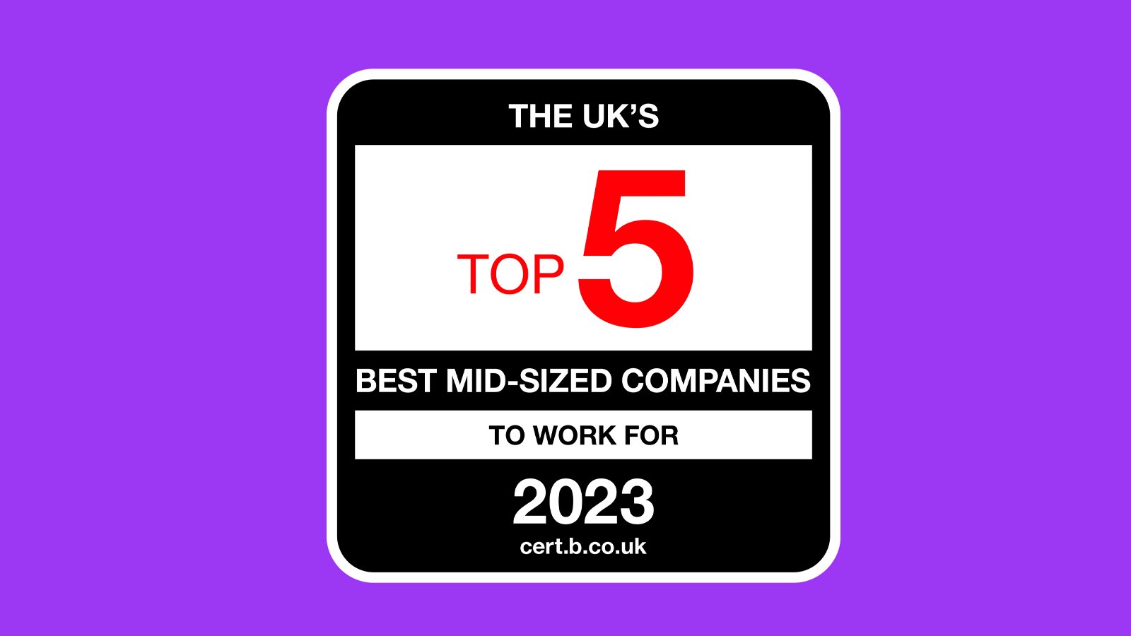The UK's Top 5 Best Mid-sized Companies to Work For 2023