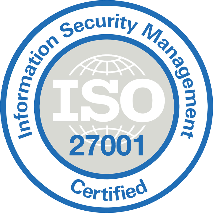 Information Security Management ISO 27001 Certified