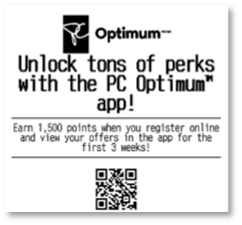 PC Optimum receipt offer: Unlock perks with the app. Earn 1,500 points when registering online and viewing offers for the first 3 weeks.